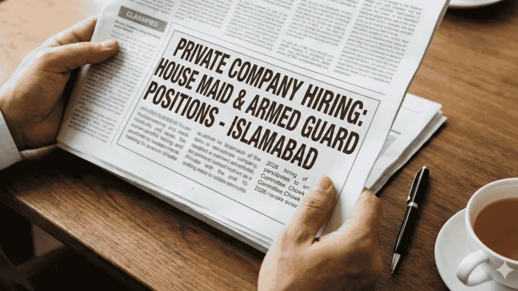 Given that the initial advertisement appeared in print media, candidates should ensure their applications are complete and professionally presented to make a positive first impression.