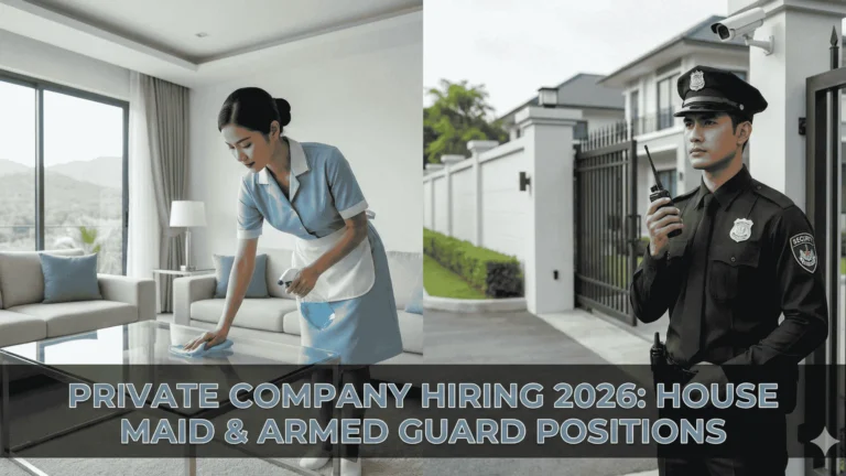 A comprehensive guide to the 2026 hiring opportunity for domestic and security staff in Pakistan's capital region.